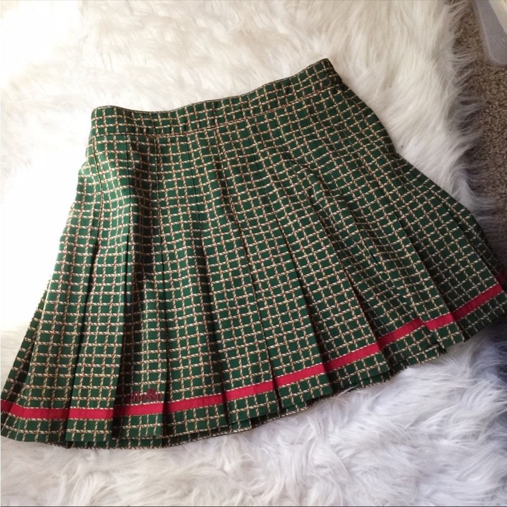 Vintage Ellesse pleated mini skirt
